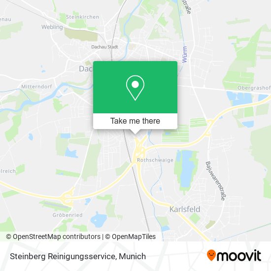 Steinberg Reinigungsservice map