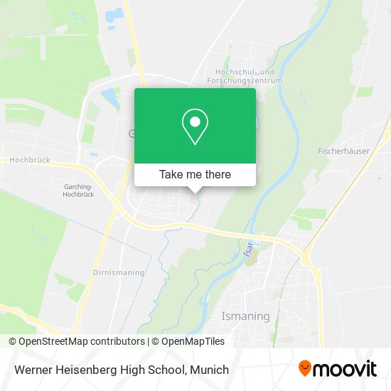 Werner Heisenberg High School map