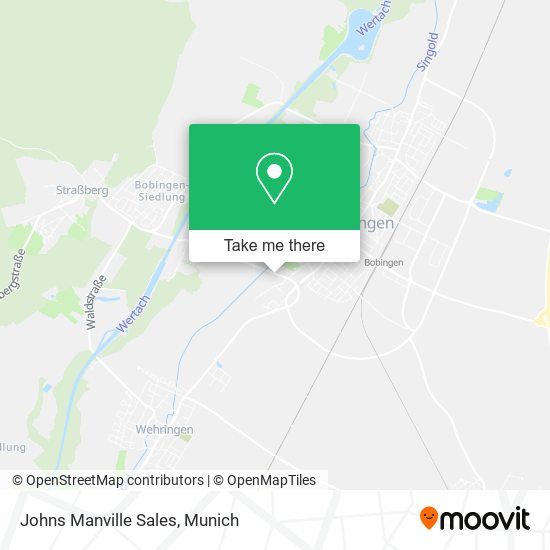 Johns Manville Sales map