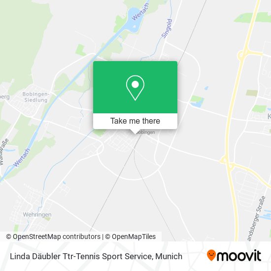 Карта Linda Däubler Ttr-Tennis Sport Service