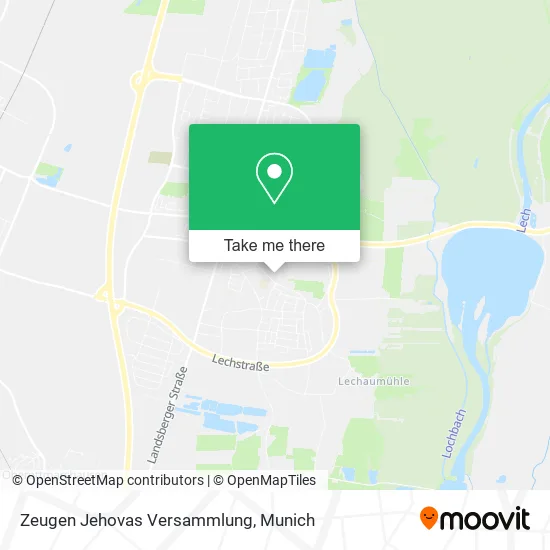 Карта Zeugen Jehovas Versammlung