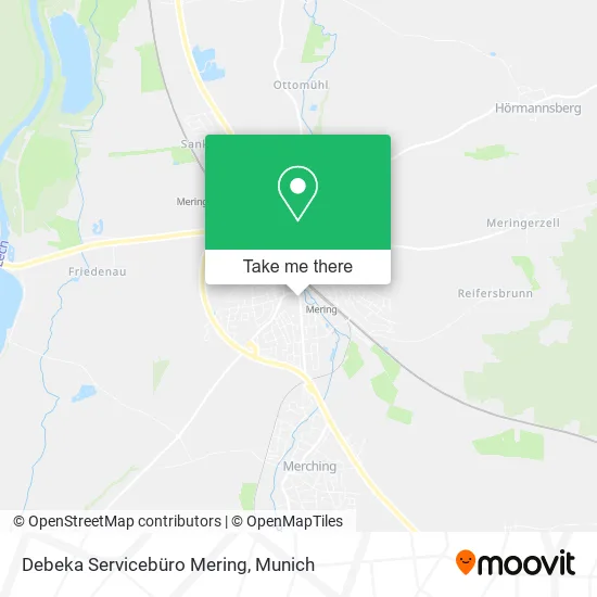 Карта Debeka Servicebüro Mering