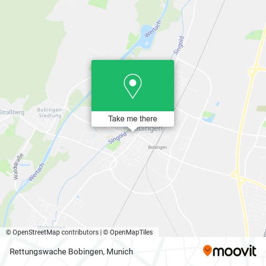 Rettungswache Bobingen map