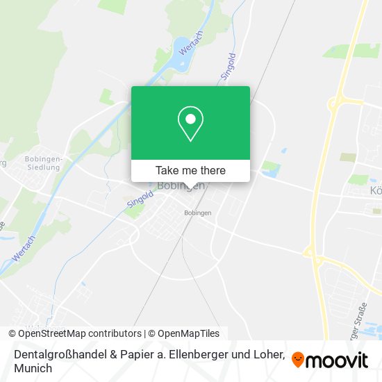 Dentalgroßhandel & Papier a. Ellenberger und Loher map