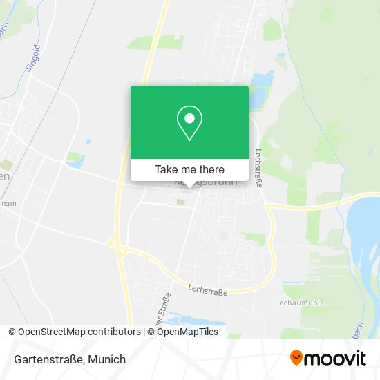 Карта Gartenstraße