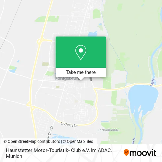 Карта Haunstetter Motor-Touristik- Club e.V. im ADAC