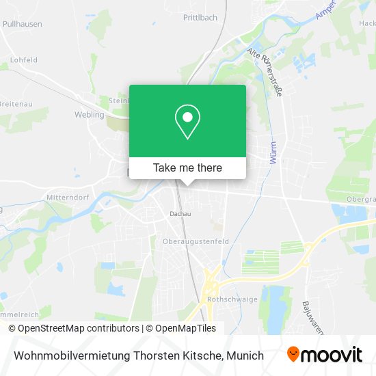 Wohnmobilvermietung Thorsten Kitsche map