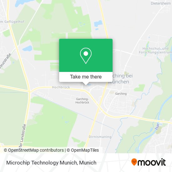 Microchip Technology Munich map