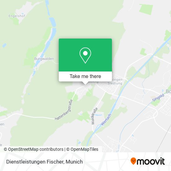 Dienstleistungen Fischer map