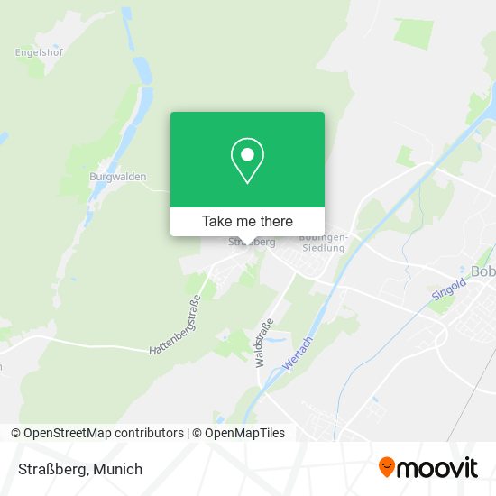 Straßberg map