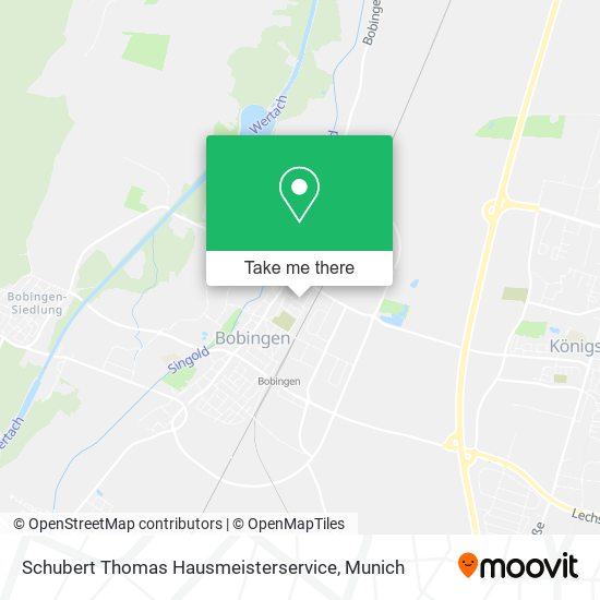 Schubert Thomas Hausmeisterservice map