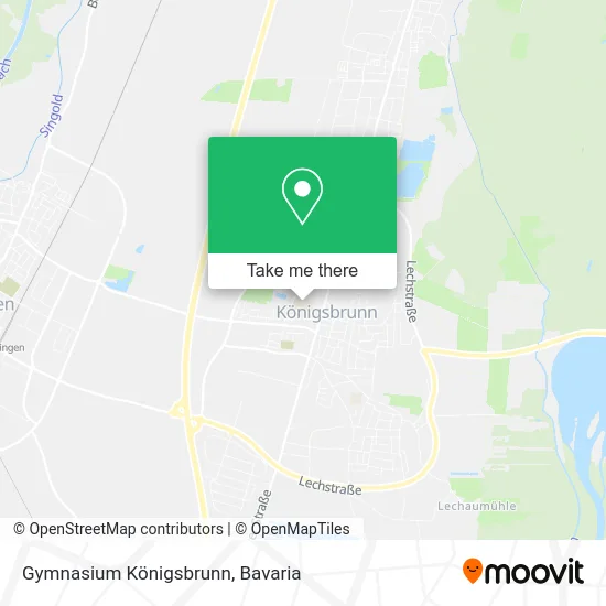 Карта Gymnasium Königsbrunn