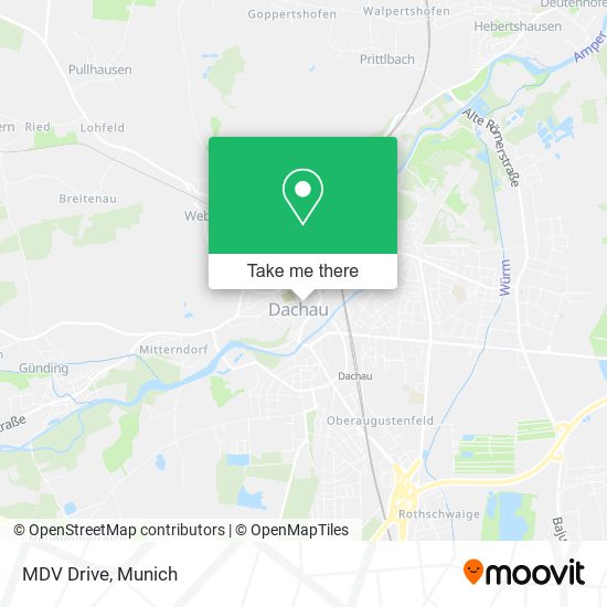 MDV Drive map