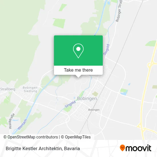 Brigitte Kestler Architektin map