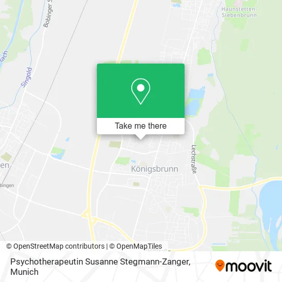 Карта Psychotherapeutin Susanne Stegmann-Zanger