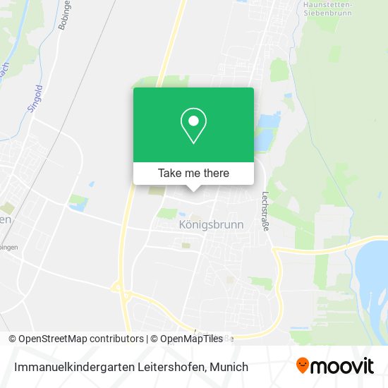 Immanuelkindergarten Leitershofen map