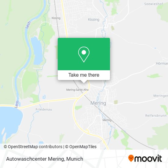 Autowaschcenter Mering map