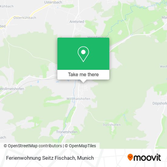 Карта Ferienwohnung Seitz Fischach