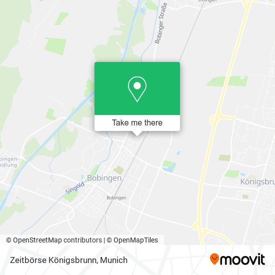 Zeitbörse Königsbrunn map