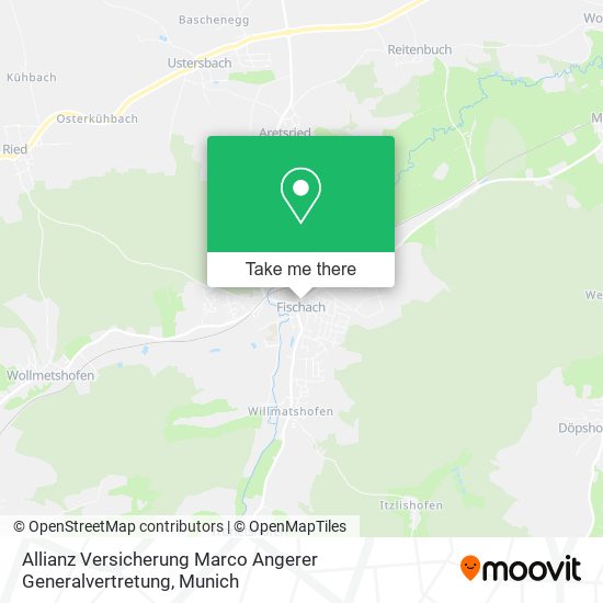 Allianz Versicherung Marco Angerer Generalvertretung map