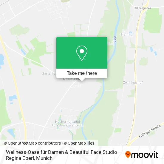 Карта Wellness-Oase für Damen & Beautiful Face Studio Regina Eberl