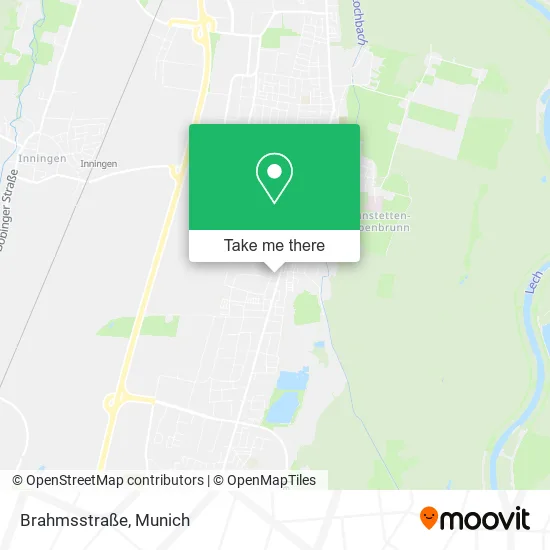 Карта Brahmsstraße
