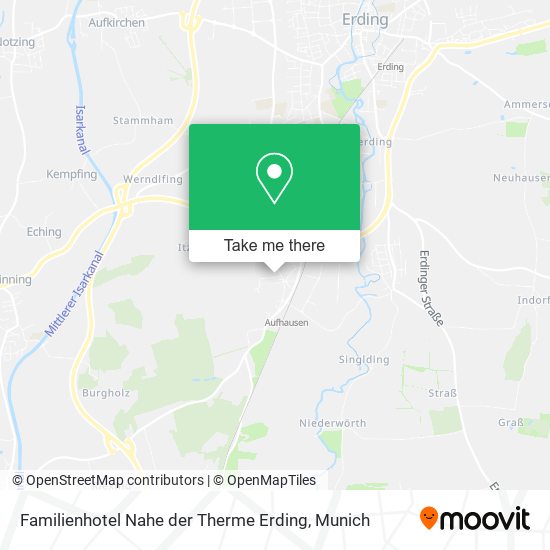 Familienhotel Nahe der Therme Erding map