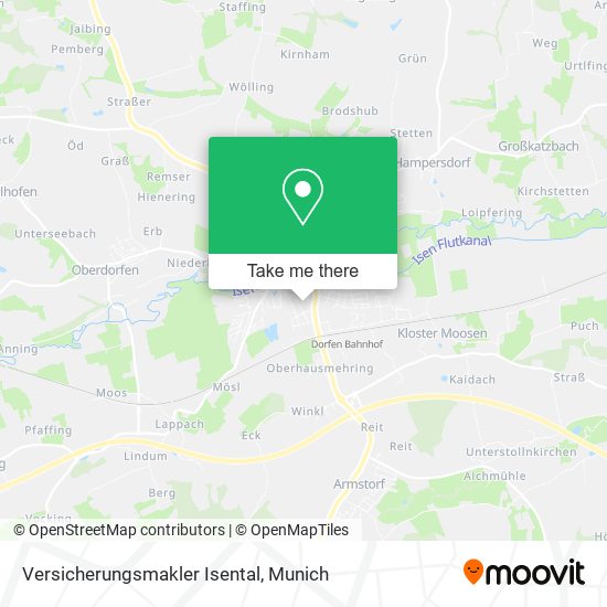 Versicherungsmakler Isental map