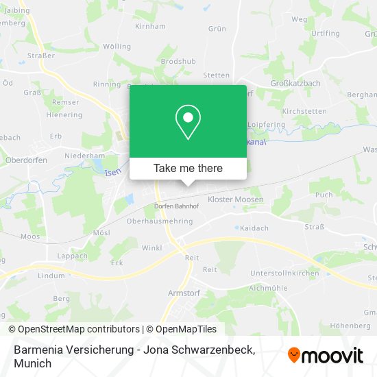 Barmenia Versicherung - Jona Schwarzenbeck map