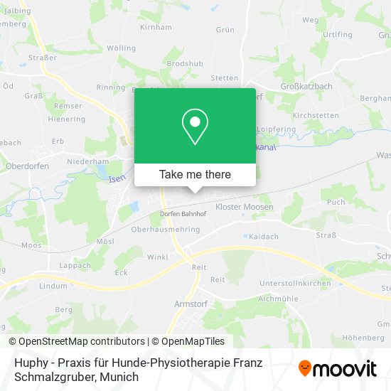 Huphy - Praxis für Hunde-Physiotherapie Franz Schmalzgruber map