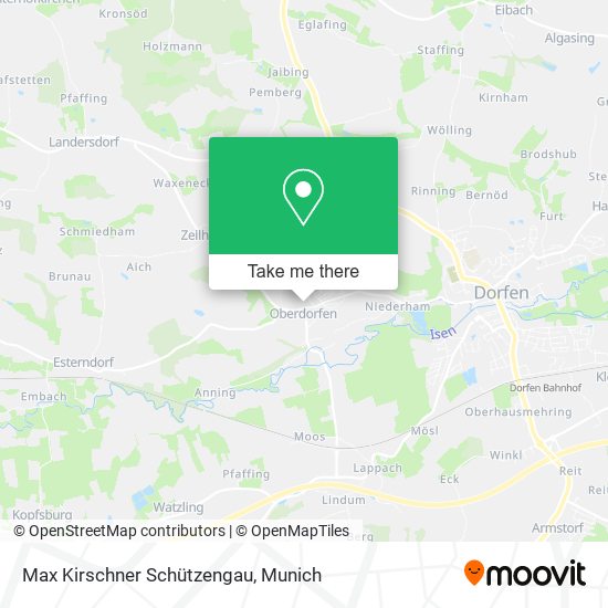 Max Kirschner Schützengau map