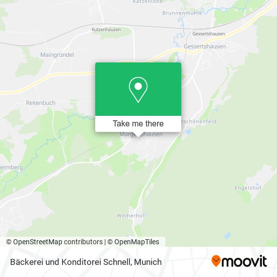 Bäckerei und Konditorei Schnell map