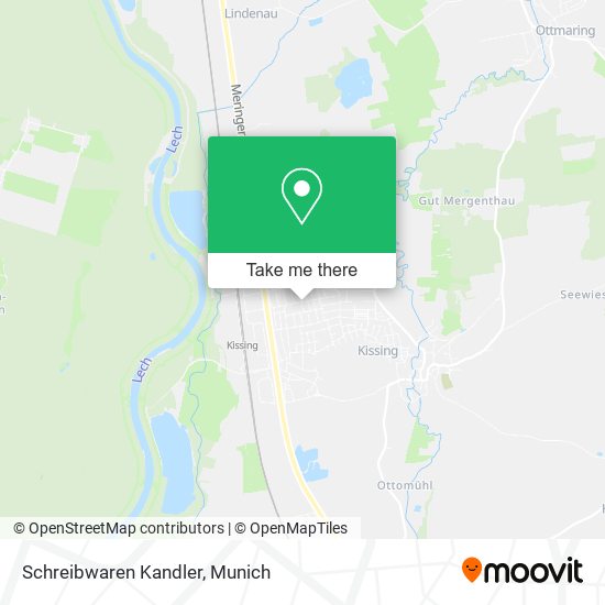 Schreibwaren Kandler map