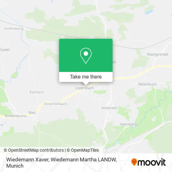 Карта Wiedemann Xaver, Wiedemann Martha LANDW