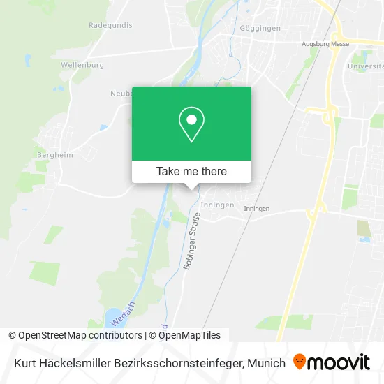 Карта Kurt Häckelsmiller Bezirksschornsteinfeger