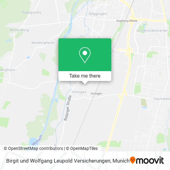 Birgit und Wolfgang Leupold Versicherungen map