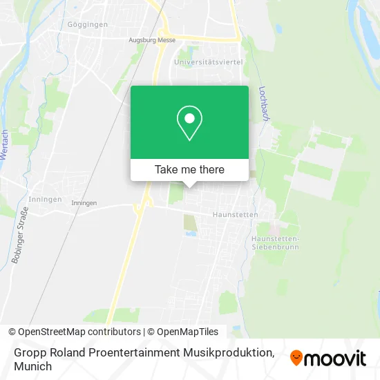 Карта Gropp Roland Proentertainment Musikproduktion