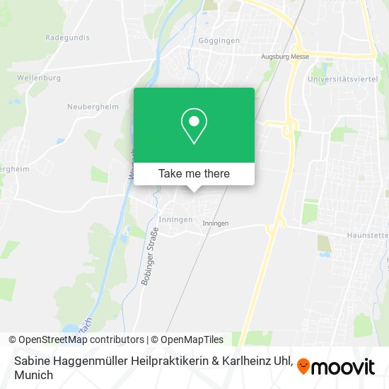 Sabine Haggenmüller Heilpraktikerin & Karlheinz Uhl map
