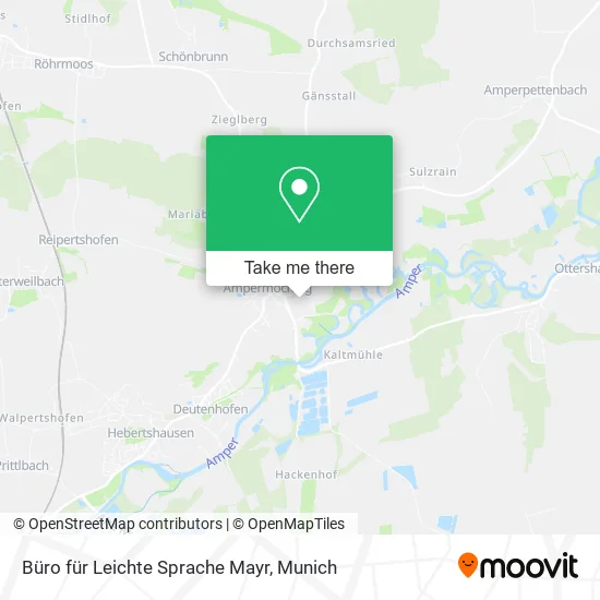 Карта Büro für Leichte Sprache Mayr