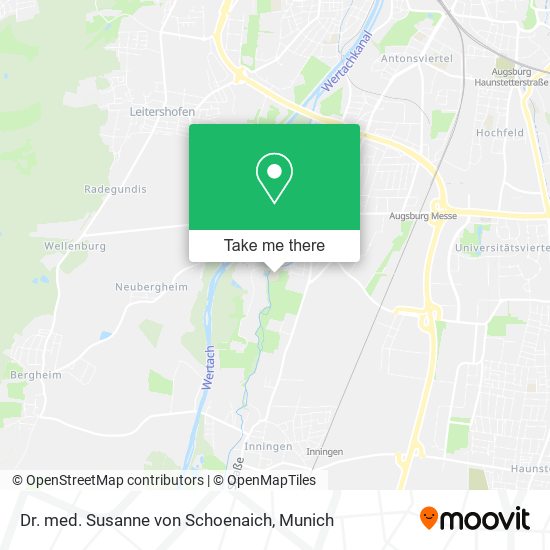Dr. med. Susanne von Schoenaich map