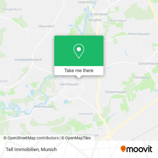 Tell Immobilien map