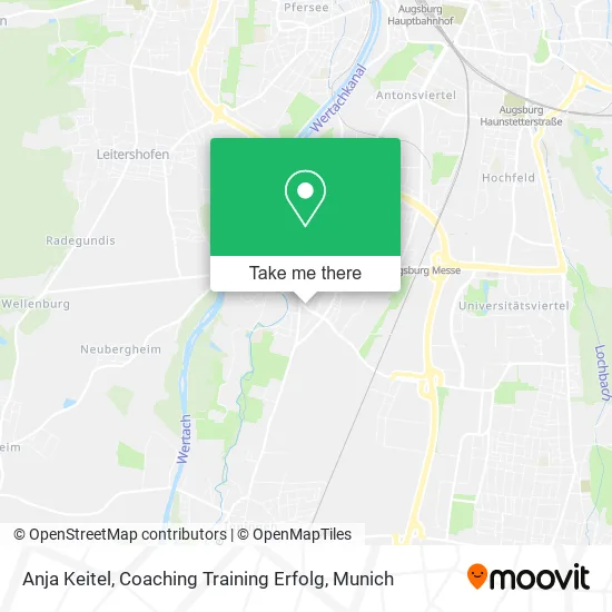 Карта Anja Keitel, Coaching Training Erfolg