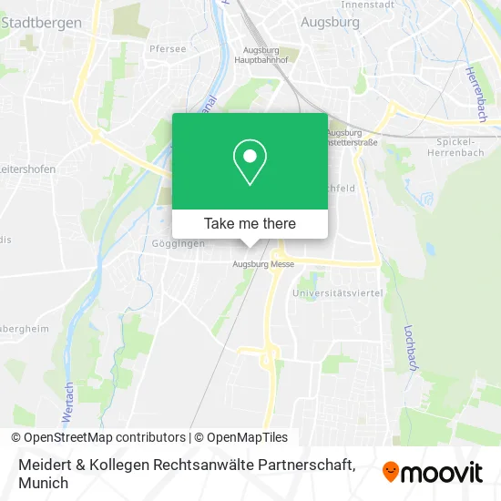 Карта Meidert & Kollegen Rechtsanwälte Partnerschaft