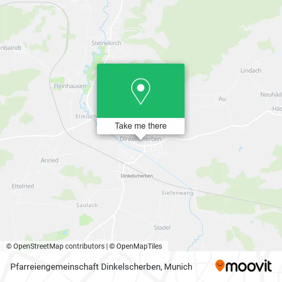 Карта Pfarreiengemeinschaft Dinkelscherben