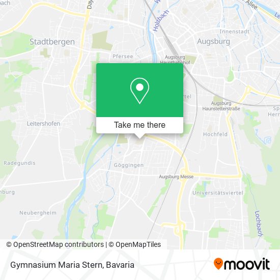 Gymnasium Maria Stern map