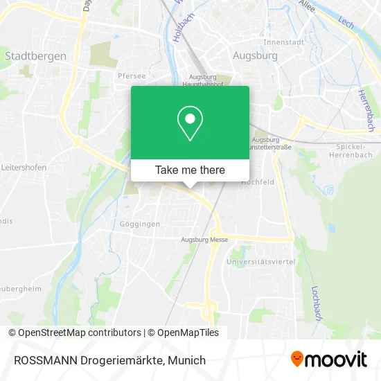 Карта ROSSMANN Drogeriemärkte