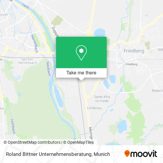 Карта Roland Bittner Unternehmensberatung