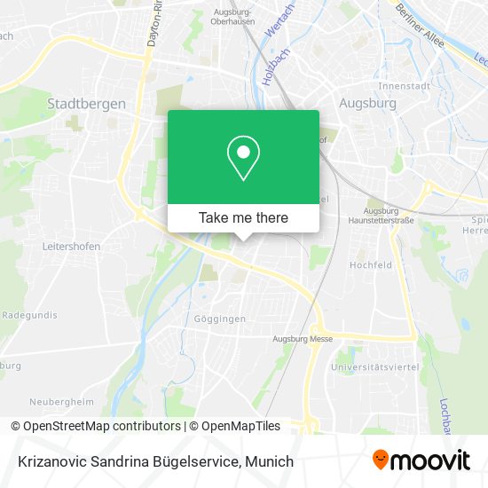 Krizanovic Sandrina Bügelservice map