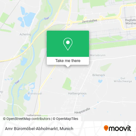 Карта Amr Büromöbel-Abholmarkt