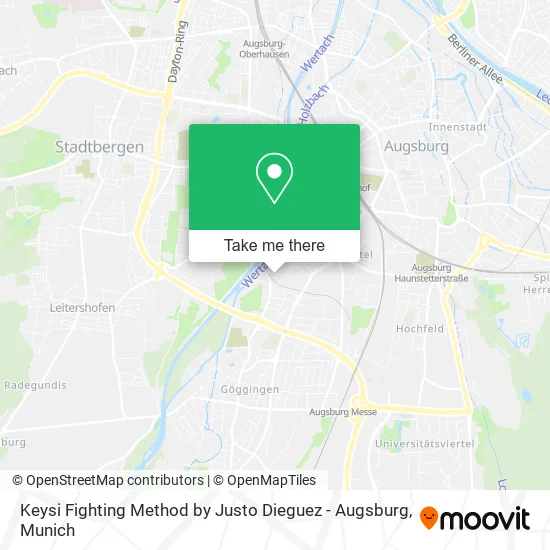 Карта Keysi Fighting Method by Justo Dieguez - Augsburg